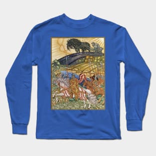 The Epic of Volga and Mikula - Ivan Bilibin Long Sleeve T-Shirt